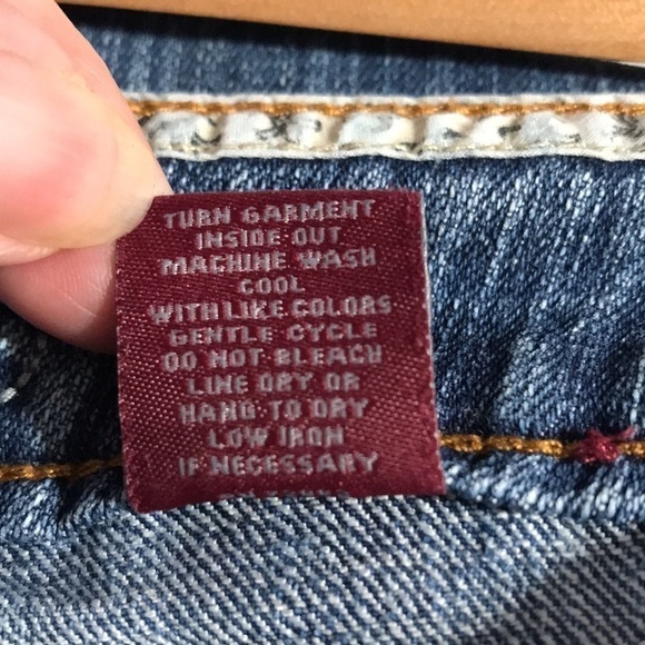 GITANO—VTG—Women’s Mid-Rise Stonewashed Denim Blue Jeans w/Flared Legs—Sz 8 - Picture 5 of 17